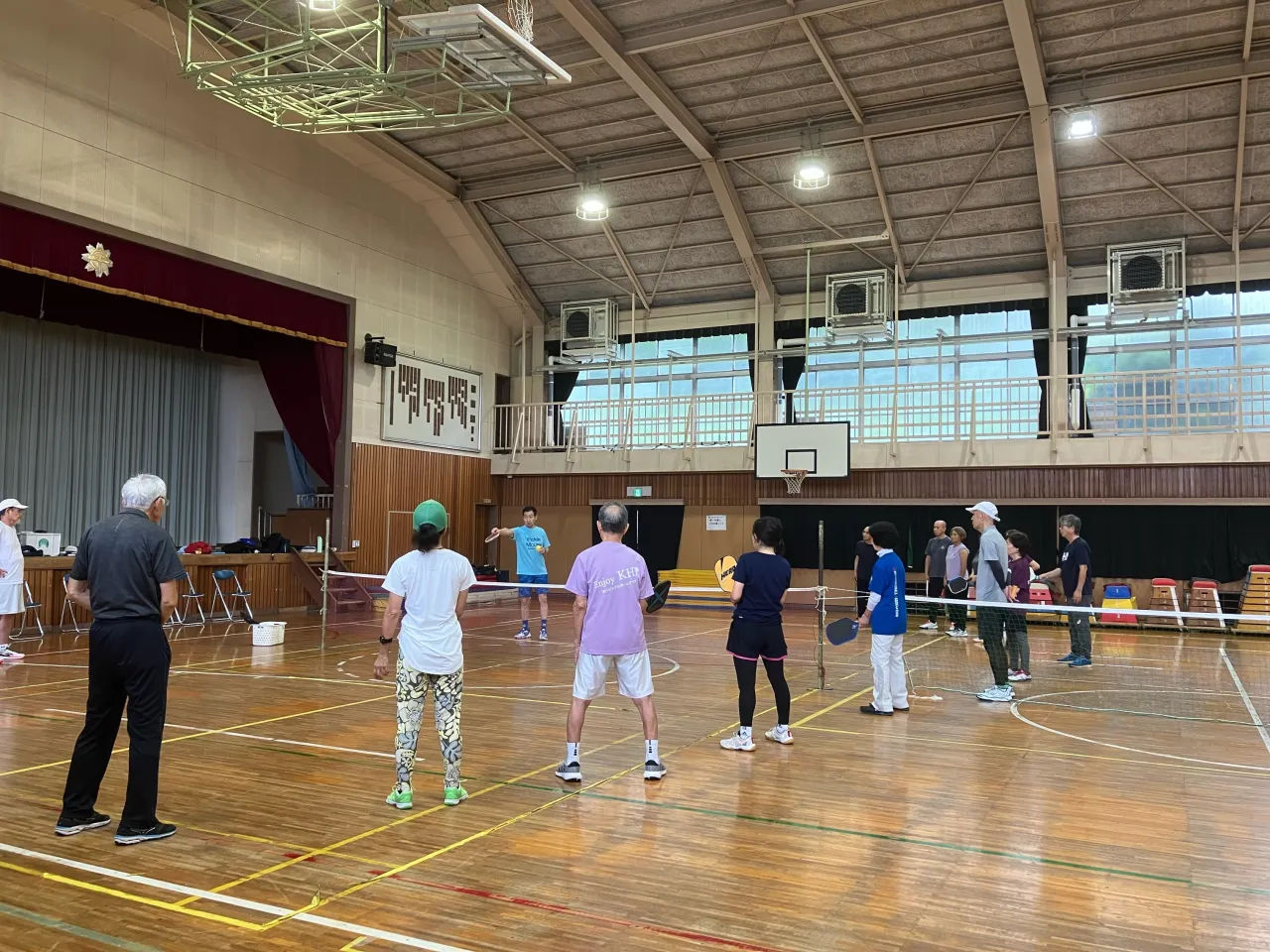 今日は、KHP(北八王子ピックルボールクラブ)の秋イベント🌰